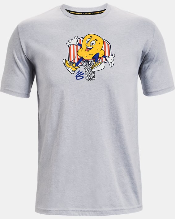 Men's Curry Popcorn T-Shirt, Gray, pdpMainDesktop image number 4